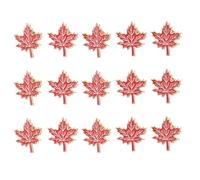Uonlytech 15 piezas Broches de Solapa Arce Canadiense Insignias de Metal con Esmalte Accesorios de Otoño para Mujeres Pins Decorativos para Ropa Bolsos y Mochilas Acción de Gracias