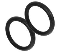 Uonlytech 2 Anillos de Fitness Negros con Capacidad de 400kg de Abs Paquete de 2 Piezas para Ejercicios Completos , Entrenamiento Corporal y Terapia Física para Gimnasio
