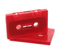 Uonlytech 2 Casetes de Casete Vintage Decorativos Rojos de Plástico para Decoración de Fiestas y Manualidades Diseño DIY y Acabado Artesanal