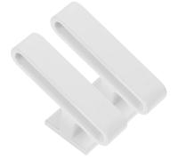 Uonlytech 2 Ganchos de Aleación de Zinc Blanco para Colgar Cortinas Diseño Multifuncional y Resistente al Óxido U Oficina para Cordón de Cortina
