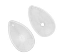Uonlytech 2 Juegos Moldes de Silicona para Colgantes Molde Manual Diy para Joyería y Flexible para Pendientes Colgantes Material Seguro y Duradero