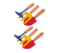 Uonlytech 2 Juegos Palas de Jardinería para Coloridas y Seguras Pala para Deshierbar y Remover Tierra Kit Infantil para Aire Jardín