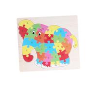 Uonlytech 2 Juegos Puzzles de Madera de Animales y Abecedario para Educativos con Letras Juguetes Montessori de Madera Segura y Suave para Preescolar Desarrollo de Habilidades Manuales y