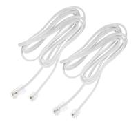 Uonlytech 2 Piezas Adaptador Teléfono Ethernet Conexión Estable y Transmisión Rápida Unidades Fácil Instalación para Oficina y Hogar