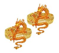 Uonlytech 2 Piezas Clips para Cortinas de Diseño de Dragón Hebilla Metálica para Cortina Alzapaños Decorativos Cierre Adecuado Hogar y Fiestas