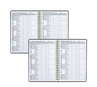 Uonlytech 2 Piezas Cuaderno de Registro de Glucosa Cuaderno de Control de Glucosa en Sangre A5 Espiral 60 Páginas Papel Negro y Gestión Salud