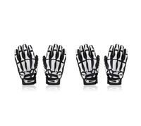 Uonlytech 2 Piezas Guantes de Ciclismo F7507 de Dedos Completos Esqueleto