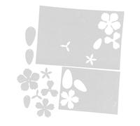 Uonlytech 2 Piezas Heat Shrink Sheets Flower Pattern Pre Cut Shrink Film Lightweight Craft Material For DIY Jewelry Keychains Hair Accessories