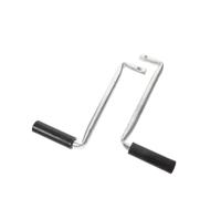 Uonlytech 2 Piezas Manija del Tirador del Toldo Manivela para Invernadero, Negro, Plástico y Acero Inoxidable, para Sistemas de Manivela de Pared Lateral, Instalación y Reparación, Manual