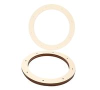 Uonlytech 2 Piezas marco de guirnalda aros de de bricolaje marcos para hacer coronas forma de floral mamá home decoracion tableros de de madera forma de de madera