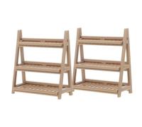 Uonlytech 2 Piezas Miniatura de Mueble para Casa de Muñecas Zapatero de Plástico de Soporte de Almacenamiento Ligero y Resistente Accesorio Decorativo para Casita de Muñecas de Unidades
