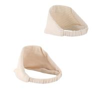 Uonlytech 2 piezas Pañuelos Elásticos de Algodón Puro para Embarazadas Anti-frío y Cortaviento Diademas Postparto Cómodas y Duraderas