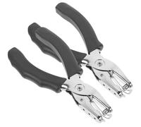 Uonlytech 2 Piezas Perforadora Manual Ergonomía y Simple para Oficina y Manualidades Perforador de Redondos de Usar y Compacto