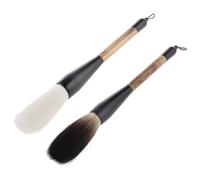 Uonlytech 2 piezas Pincel de Caligrafía Chino Cepillos para Escritura y Pintura Herramienta de Arte Duradera para Caligrafía Pintura y Escritura Creativo