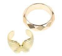 Uonlytech 2 Piezas Pulsera Geométrica Retro de Acrílico Conjunto de Brazaletes Pulsera Irregular y Ancha Accesorios Brazo de Mujer Joyas para Mujer Brazaletes Apilables