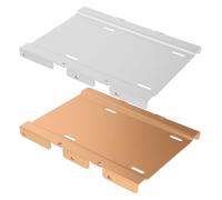 Uonlytech 2 Piezas Soporte de Montaje de Aluminio para Disco Duro Panel Trasero con Instalación Rápida y Disipación Térmica para Pc