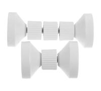 Uonlytech 2 Piezas Topes de Cabecero Ajustables para Cama Estabilizadores Antivibración con Cojín EVA para Proteger Pared y Estructura Soporte Firme para Muebles contra Sacudidas Hogar y