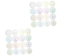 Uonlytech 2 Series Educativo De Matemáticas Para Discos De Fracción Para Aprendizaje Interactivo Y Desarrollo Cognitivo Casa Y Escuela 16 Hojas*2