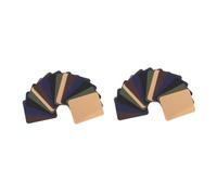 Uonlytech 2 Series Parche Termoadhesivo De Mezclilla Imitación Para Reparación De Ropa Set Para Rodilleras Y Para Diy Y Decoración De Resistentes Y Duraderos 30 Piezas*2