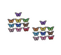 Uonlytech 2 Series Parches De Bordados Para Ropa Apliques De Costura Decorativos Parches Termoadhesivos Para Diy Adorno Creativo Para Vestidos Jeans Y Accesorios 40 Piezas*2