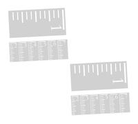 Uonlytech 2 Series Regla De Gráficos De Crecimiento Tabla De Crecimiento De Altura Plantilla Para Tabla De Crecimiento Regla De Plantilla De Crecimiento El Plastico 7 Piezas*2
