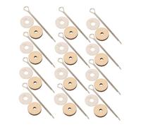 Uonlytech 20 Juegos De Accesorios para Juntas De Madera Juntas De Oso Pasadores para Muñecas Bricolaje Juntas Móviles Conectores para Muñecas Juntas De Muñecas Juntas De