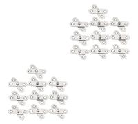 Uonlytech 20 Piezas 360 Bisagra Oculta Bisagra Giratoria De 360 Grados Arriba Y Abajo De Acero Inoxidable De Puerta Pequeña Para Girar