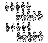 Uonlytech 20 Piezas borrador de notas de shape borrador de papelería musical del aula Estudiantes musicales mini de borrar tpr