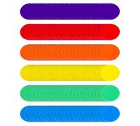 Uonlytech 200 Piezas Contadores Matemáticos de Plástico para Fichas de Aprendizaje Azul Rojo Amarillo Verde para y la Precisión la Educación Matemática