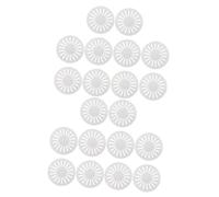 Uonlytech 20piezas Lote De Tapas De Aluminio Para Entrenamiento De Olores De Perro Tapa De Aluminio Para Difusor De Para Casos De Entrenamiento Ligero y Resistente La Corrosión