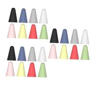 Uonlytech 24piezas Funda Protectora De Silicona para Punta De Lápiz Táctil Compatible Pencil Antideslizante y Silenciosa Accesorios De Color Asortido para