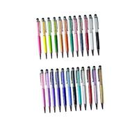 Uonlytech 2piezas Bolígrafo De Cristal y Lápices Táctiles Multifuncionales Brillantes y Elegantes Punta De Cristal para Uso Pantallas Táctiles para Dibujar y Escribir