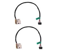 Uonlytech 2piezas Conector De Jack De Alimentación DC Compatible Pavilion -e -e Reemplazo De Conector De Adaptador De Carga Instalación Profesional Recomendada Verificado Antes del Envío