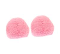 Uonlytech 2piezas Cubierta De Microfono De Peluche Antiviento y Antisalpicaduras Para Protector De Microfono Lavable y Accesorio Ktv