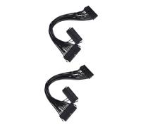Uonlytech 2piezas De Alimentación Dual Pin Placa Base Cable De Arranque De Segunda Fuente De Alimentación Compatible Voltaje Diseño Práctico y Fácil De Usar