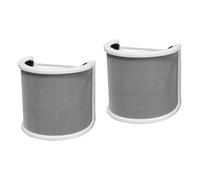 Uonlytech 2piezas Filtro Antipop u Shape Para Micrófono Pantalla Protectora y Parabrisas Para Grabaciones Claras Instalación Rápida y Diseño Elegante Material Espumoso Compatible