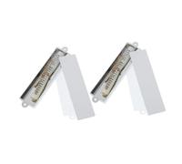 Uonlytech 2piezas Regalos Judíos Mezuzá De Metal Autoadhesivo con Pergamino y Bendición Decoración Moderna para Puerta para Celebraciones Judías