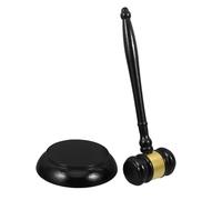 Uonlytech 3 Martillo de Madera para Subasta Gavel del Juez con Sonido y Fuerte para Abogados y Subastadores Diseño Compacto y Portátil para Juicios y