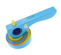 Uonlytech 3 Piezas Juguete de Madera con Tirador Peonza Educativa Tradicional para Bebés Estimula Coordinación y Habilidades Motoras Montessori para Preescolar Color Color Aleatorio