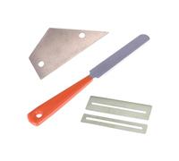 Uonlytech 3 Piezas Limas Para Guitarra Con Herramienta De Lijado Regla Triangular y Almohadilla De Protección Para Trastes De Guitarra Para Diy