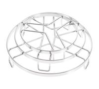 Uonlytech 3 Piezas Rejilla de Vapor para Cocina de Acero Inoxidable Patas, Estructura Resistente y Ligera, Adecuado para Cocer al Vapor Bollos y Arroz