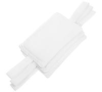 Uonlytech 3 Piezas Tope de Puerta de Seguridad para Bebés de Tela Oxford Blanco, Protege Dedos y Evita Mascotas Queden Atrapados en Puertas de Guardería