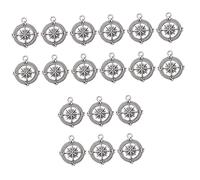 Uonlytech 3 Series Accesorios Para La Temporada De Graduación Dijes Para Hacer Collares De Graduación Dijes De Brújula A Granel Para Hacer Joyas Para Collares 50 piezas*3