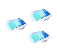 Uonlytech 3 Series Bolsa De Almacenamiento De Bolígrafos De PVC De Unidades Diseño Práctico Y Resistente para para Lápices Y Material Escolar De Limpiar Y Usar 10 Piezas*3