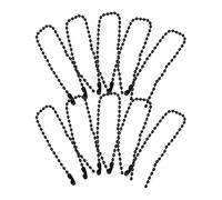 Uonlytech 3 Series Cadena De Perlas Circular De De Hierro Para Colgantes Decorativos Negro 50 Piezas X 3