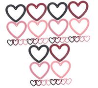 Uonlytech 3 Series Colgante De Amor Chicas Hechizas Encantos Colgantes Conformado Adornos Con Dijes En Forma De Corazón Encanto De La Joyería Del Corazón Resina 12 Piezas X 3