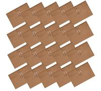 Uonlytech 30 Sobres Vintage Kraft para Cartas Sobres Multifuncionales para Notas Invitaciones y Tarjetas de Agradecimiento 30 Piezas