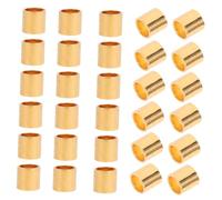 Uonlytech 300 piezas Cuentas de Crimpado de Cobre para Hacer Pulseras Accesorios DIY Cuentas Pequeñas Duraderas para Bisutería y Decoración Artesanal