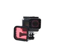 Uonlytech 3piezas Filtros Protectores Impermeables para Lente De Cámara De Buceo Compatible con Gopro Vidrio Templado Antirrayas con Recubrimiento para Actividades Acuáticas