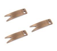 Uonlytech 3piezas Llave Multiusos De Acero Inoxidable Para Ajustar Guitarras y Bajos Herramienta De Sintonización Práctica y Para Perillas Puentes y Mecanismos De Afinación